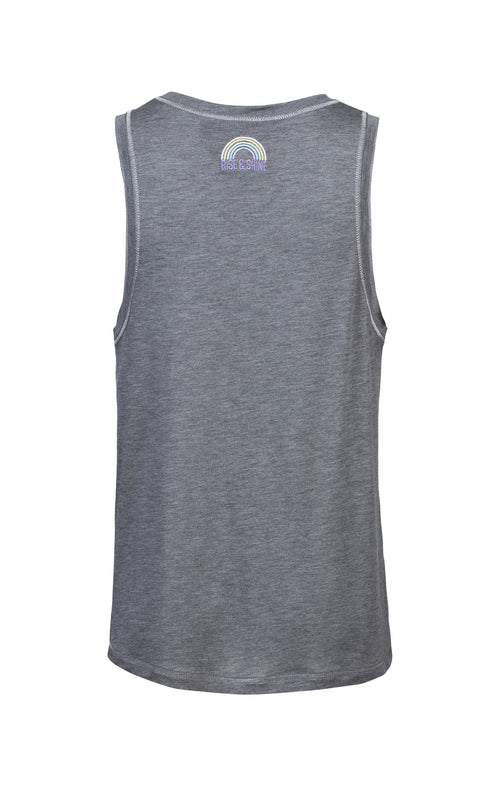 Ognx Basic Athletic Tank Rainbow Tencel™ - dunkelgrau melange Super Sparpreis