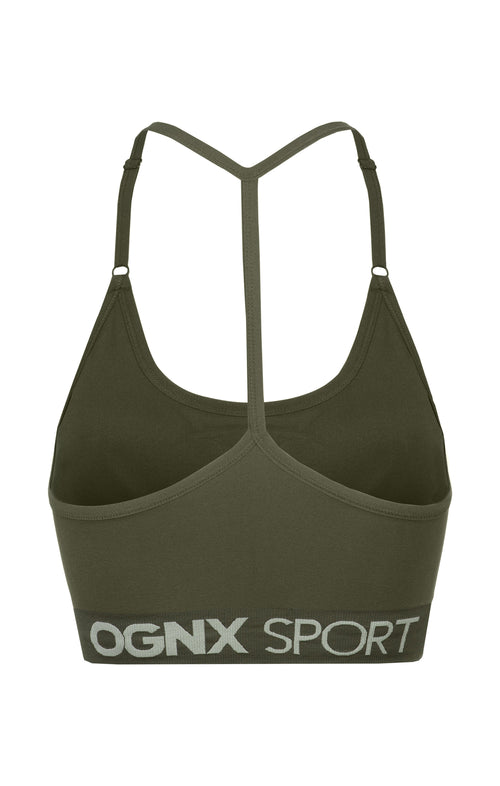 Ognx Sport Bra Crossback - Mittlerer Halt - grün Wochenangebot