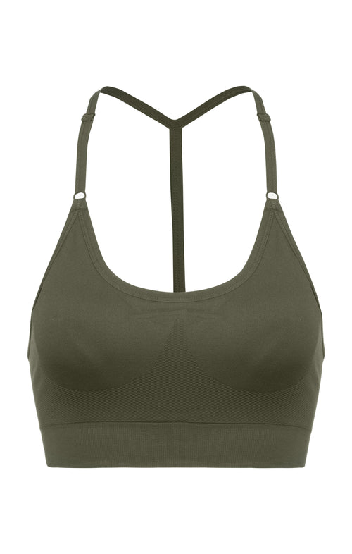 Ognx Sport Bra Crossback - Mittlerer Halt - grün Wochenangebot