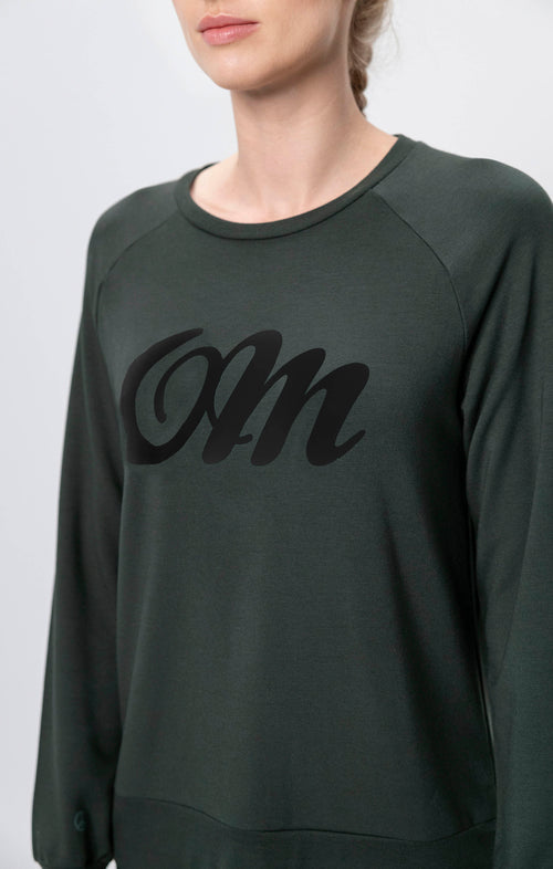Ognx Lounge Sweater OM Tencel™ - grün Begrenzte Freigabe