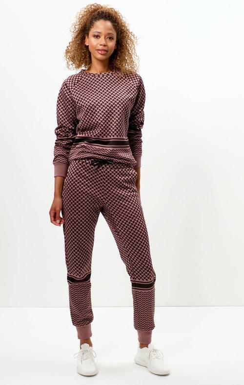 Ognx Sweatshirt Keffiah (Slim Fit) - rosa Vierteljährliche Förderung