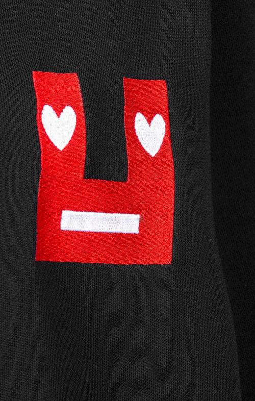Ognx Sweatshirt Smile Bio Baumwolle - schwarz Bis zu 55% Rabatt