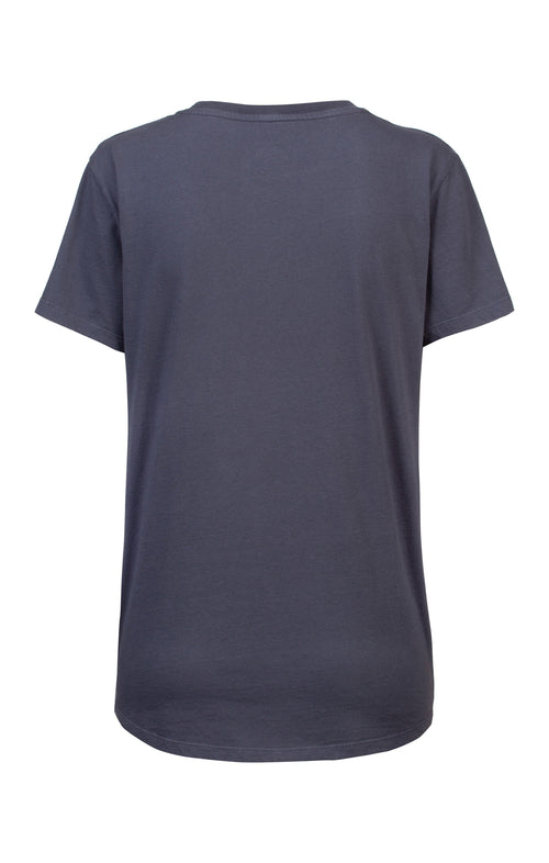 Ognx Vintage Cotton Loose T-Shirt OK Bio Baumwolle - grau Discount Store für neue Produkte