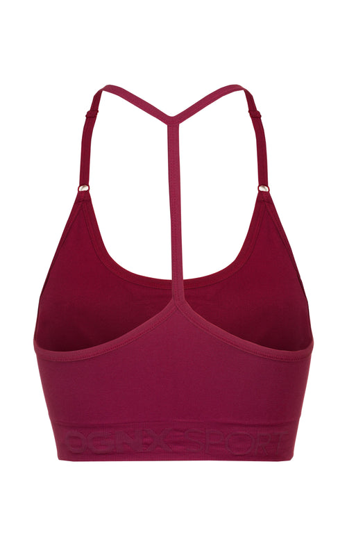 Ognx Sport Bra Crossback - Mittlerer Halt - rot Begrenzt auf 3 Tage