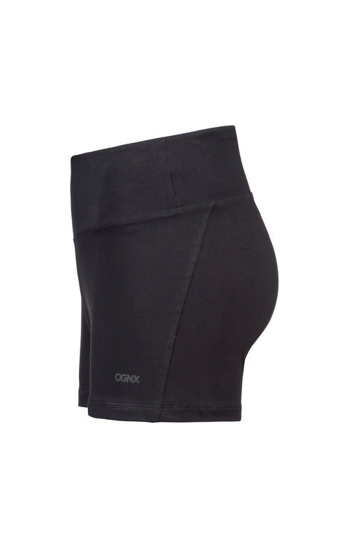 Ognx Hot Yoga Shorts Bio Baumwolle - schwarz Black Friday Preise