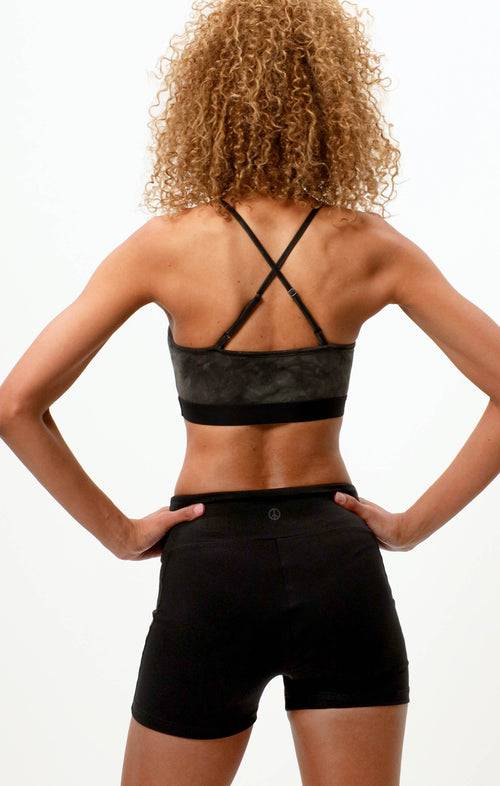 Ognx Hot Yoga Shorts Bio Baumwolle - schwarz Black Friday Preise