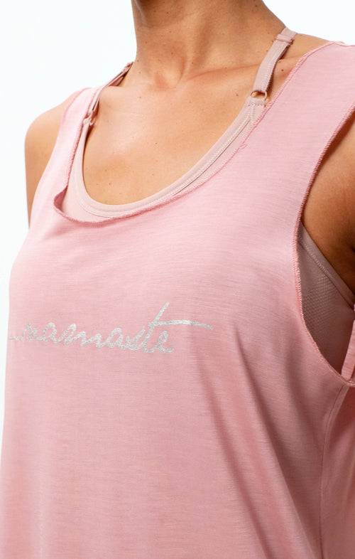 Ognx Loose Tank Namaste Tencel™ - rosa Im Verkauf