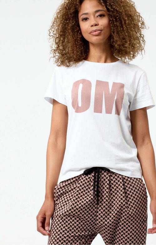 Ognx Loose T-Shirt OM Bio Baumwolle - rosa Rabatte dieses Monats