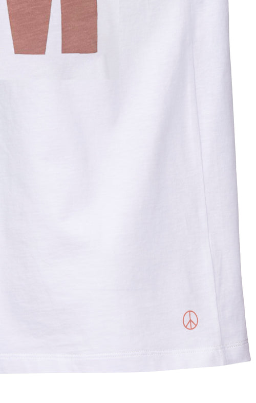 Ognx Loose T-Shirt OM Bio Baumwolle - rosa Rabatte dieses Monats