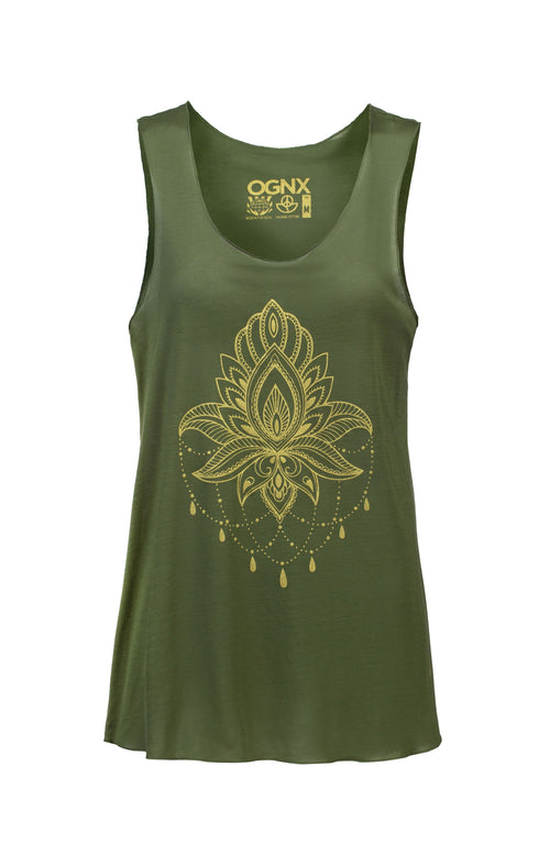 Ognx Loose Tank Lotus Tencel™ - grün Verkauf