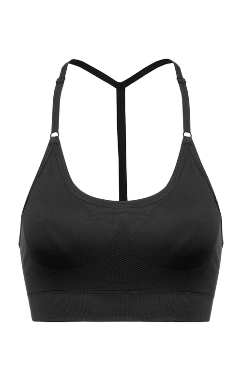 Ognx Sport Bra Crossback - Mittlerer Support - schwarz Hotsell