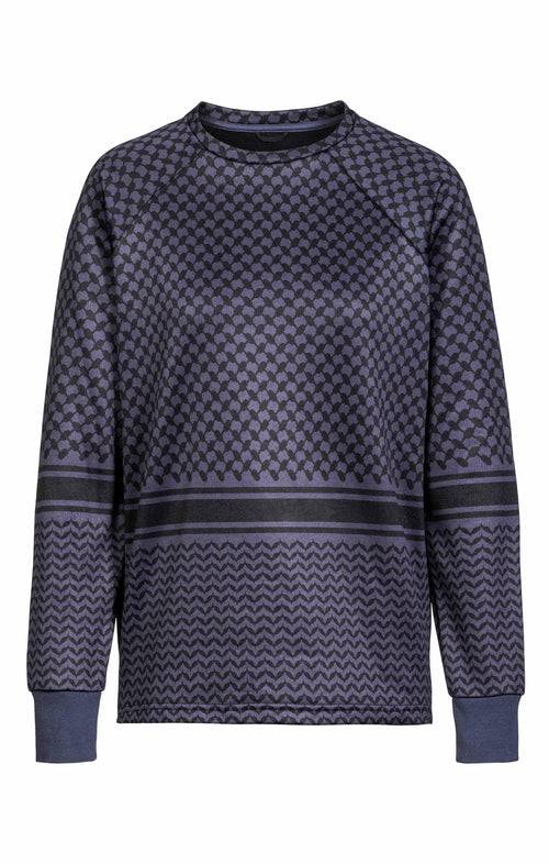 Ognx Sweatshirt Keffiah (Slim Fit) - blau im Angebot