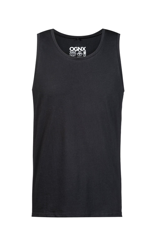Ognx Tank Perfect Basic Bio Baumwolle - schwarz Fabrikverkauf