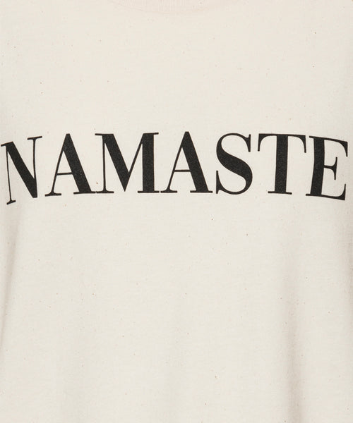Ognx Loose T-Shirt Namaste Bio Baumwolle - schwarz Meist gekauft