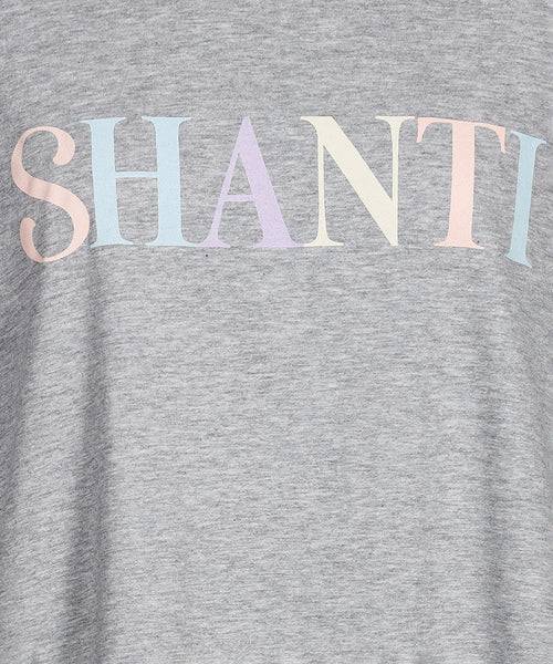 Ognx Boxy T-Shirt Shanti Bio Baumwolle - grau melange Begrenztes Angebot