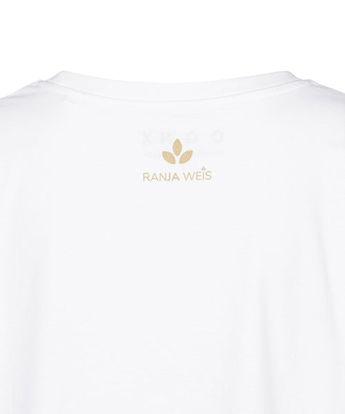 Ognx Boxy T-Shirt Leopard by Ranja Weis - weiß Online Shopping