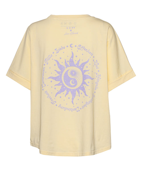 Ognx Boxy T-Shirt Daily Reminders by Luisa Harisch - gelb Exklusivangebot