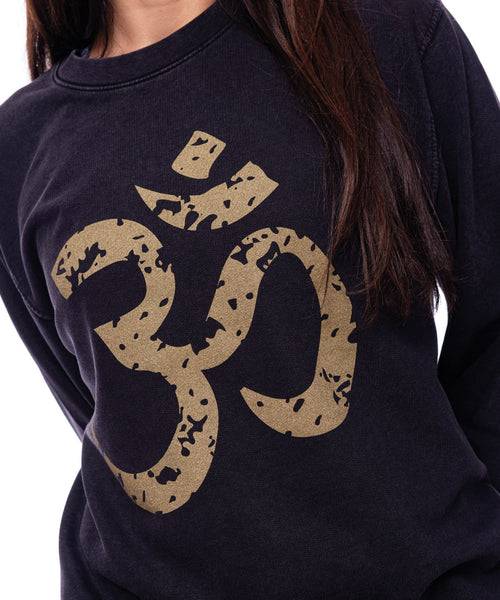 Ognx Yoga Loose Sweater OM by Jodie Roberts - schwarz Weihnachtsangebot