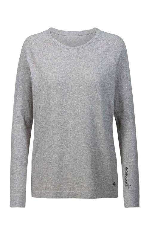 Ognx Basic Longsleeve Namaste Bio Baumwolle Polyester ♻️ - grau Neuheiten