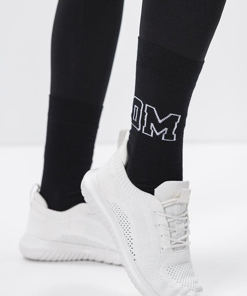 Ognx Yoga Socken OM Bio Baumwolle - schwarz Räumungsverkauf