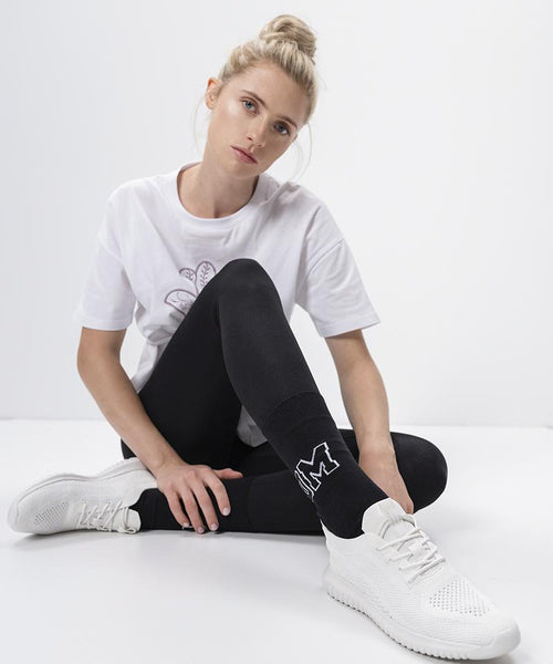 Ognx Yoga Socken OM Bio Baumwolle - schwarz Räumungsverkauf