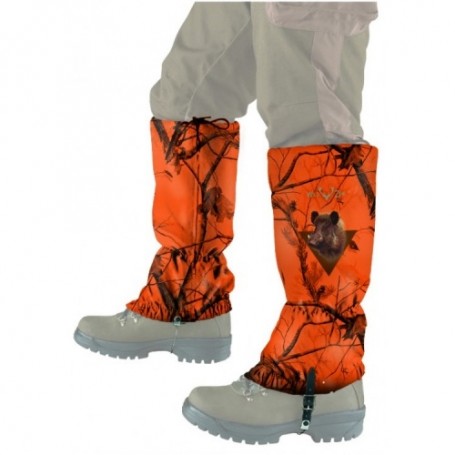 Parforce Gamaschen WILD ZONE camouflage mit wildschweinmotiv (orange) Online Shopping