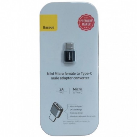 Parforce Adapter Baseus USB C - Micro-USB-B-Stecker, mit OTG-Unterstützung (CAMOTG-01) Blitzangebot