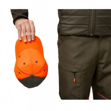 Parforce Cap SEELAND Venture (Kieferngrün/Hi-Vis orange) Einheitsgröße Super Rabatt
