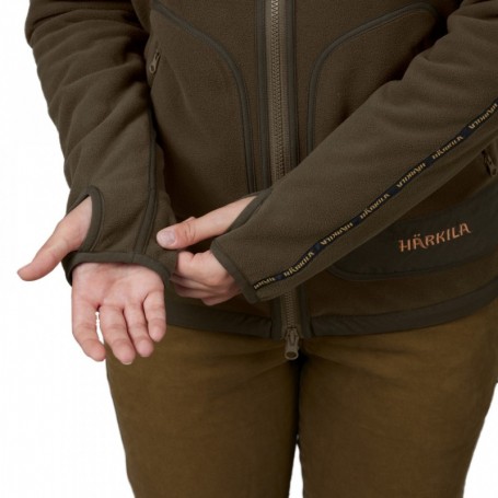 Parforce Fleece jacke HARKILA Kamko Damen (braun/rot) Weihnachtsangebot