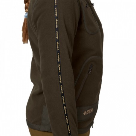 Parforce Fleece jacke HARKILA Kamko Damen (braun/rot) Weihnachtsangebot