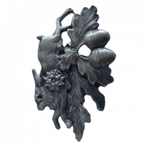 Parforce Anstecknadel mit Hasenmotiv mit Eichel ARTURE (2635) Super Sparpreis