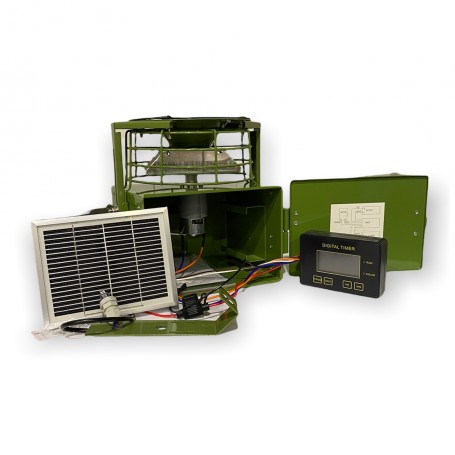 Parforce Automatischer Metall-Wildfütterer HUNTERA FeedPro M2 12V mit Solarpanel Hotsell