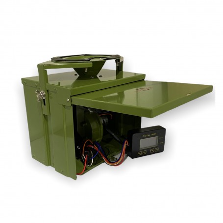 Parforce Automatischer Metall-Wildfütterer HUNTERA FeedPro M3 12V mit 2 Motoren im Angebot