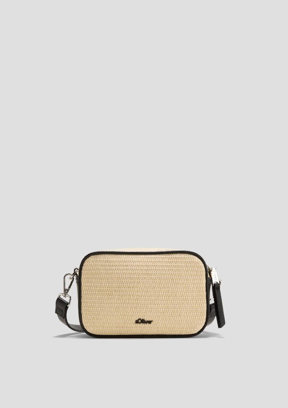 s.Oliver Schultertasche in Bast-Optik Begrenztes Angebot
