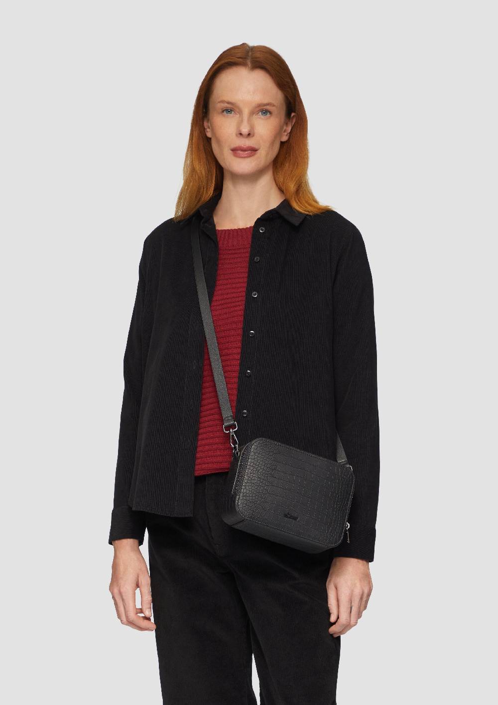 s.Oliver City-Bag in Krokodilleder-Optik Black Friday