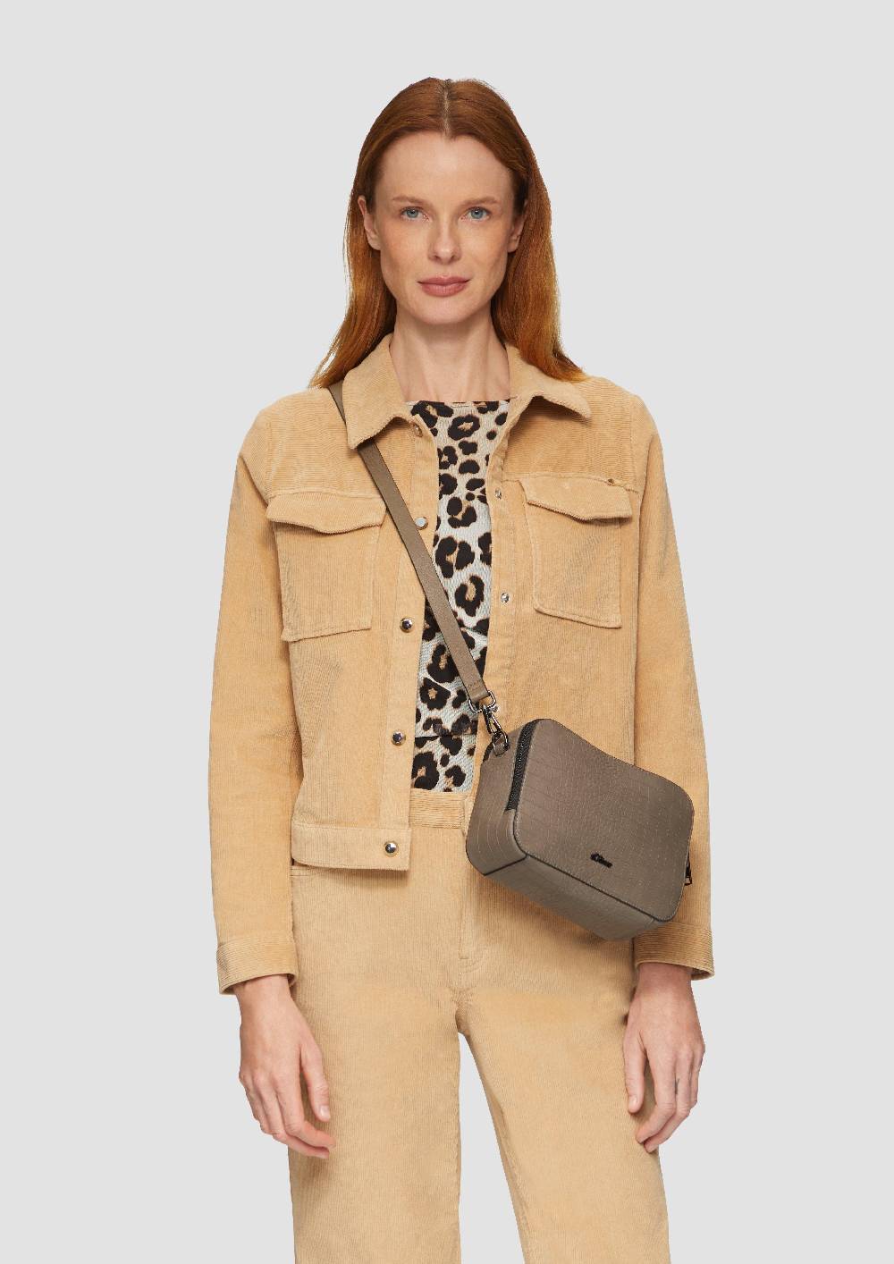 s.Oliver City-Bag in Krokodilleder-Optik Blitzangebot