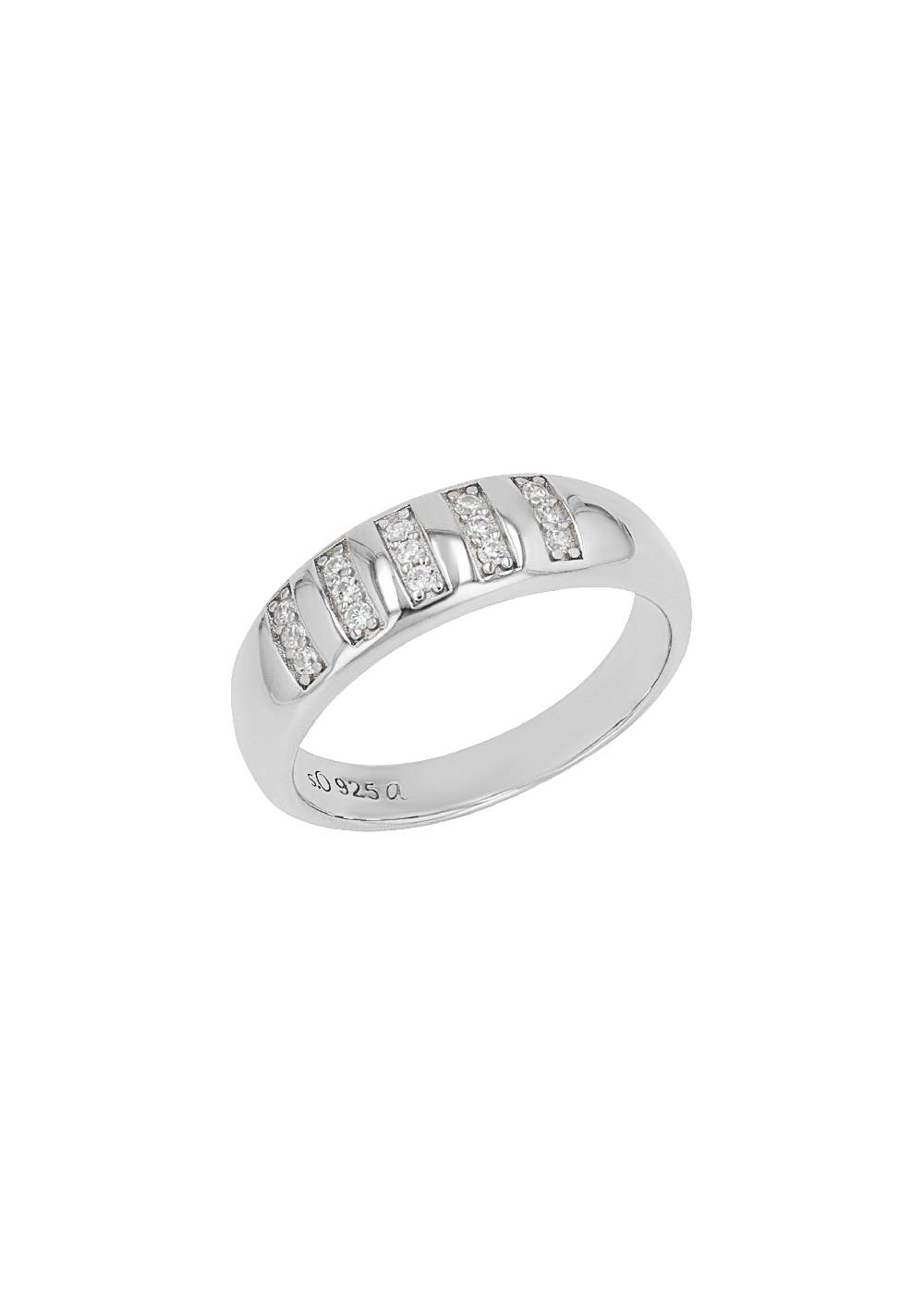s.Oliver Silber-Ring mit Zirkonia-Steinen Saisonale Angebote