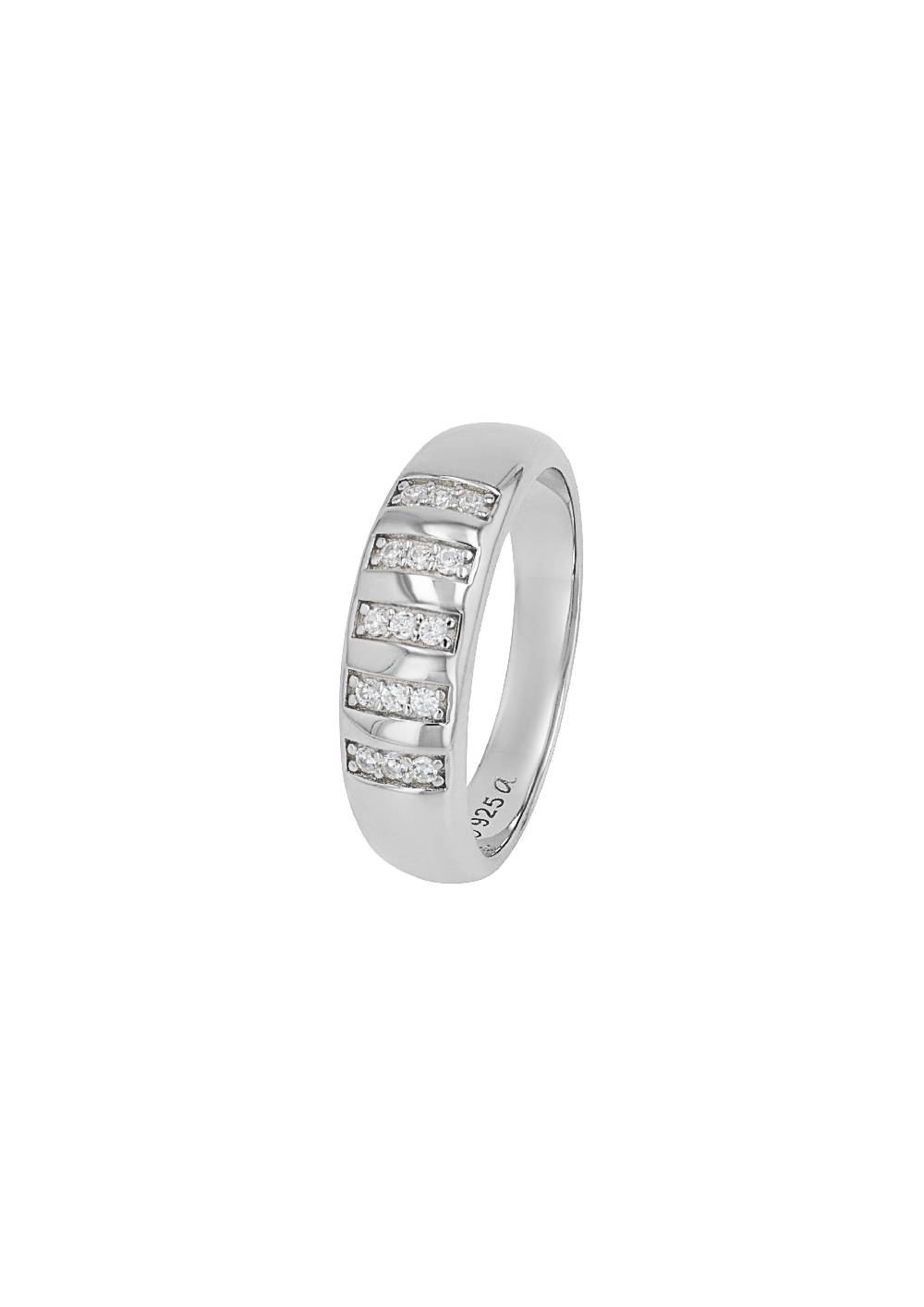 s.Oliver Silber-Ring mit Zirkonia-Steinen Saisonale Angebote