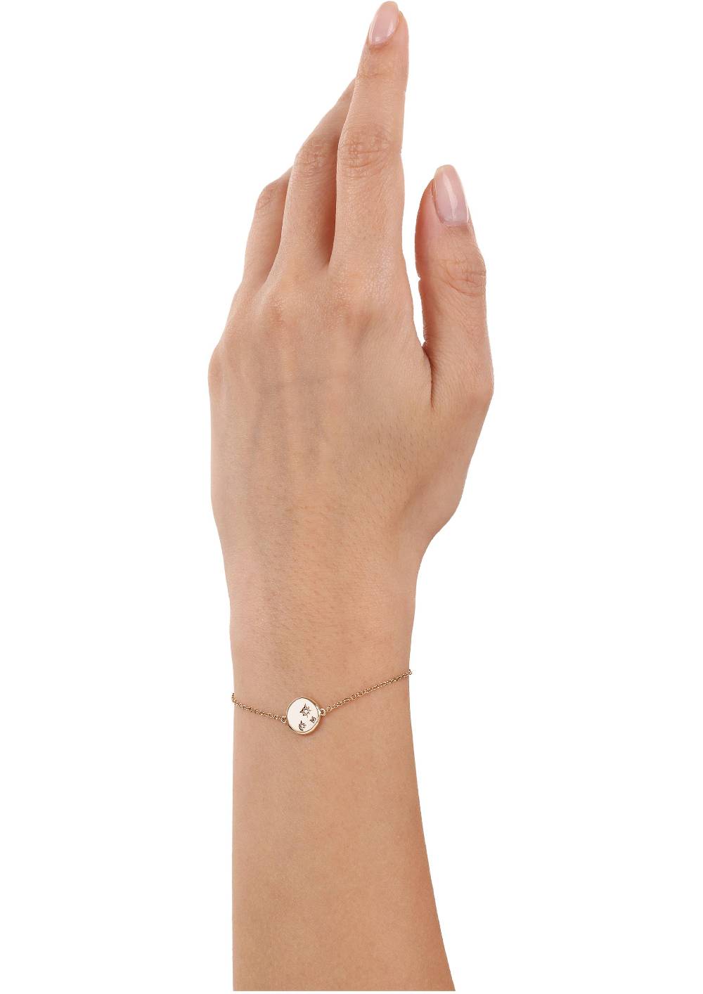 s.Oliver rosévergoldet Silber-Armband mit Stern-Motiv 50% Rabatt mit kostenlosem Versand