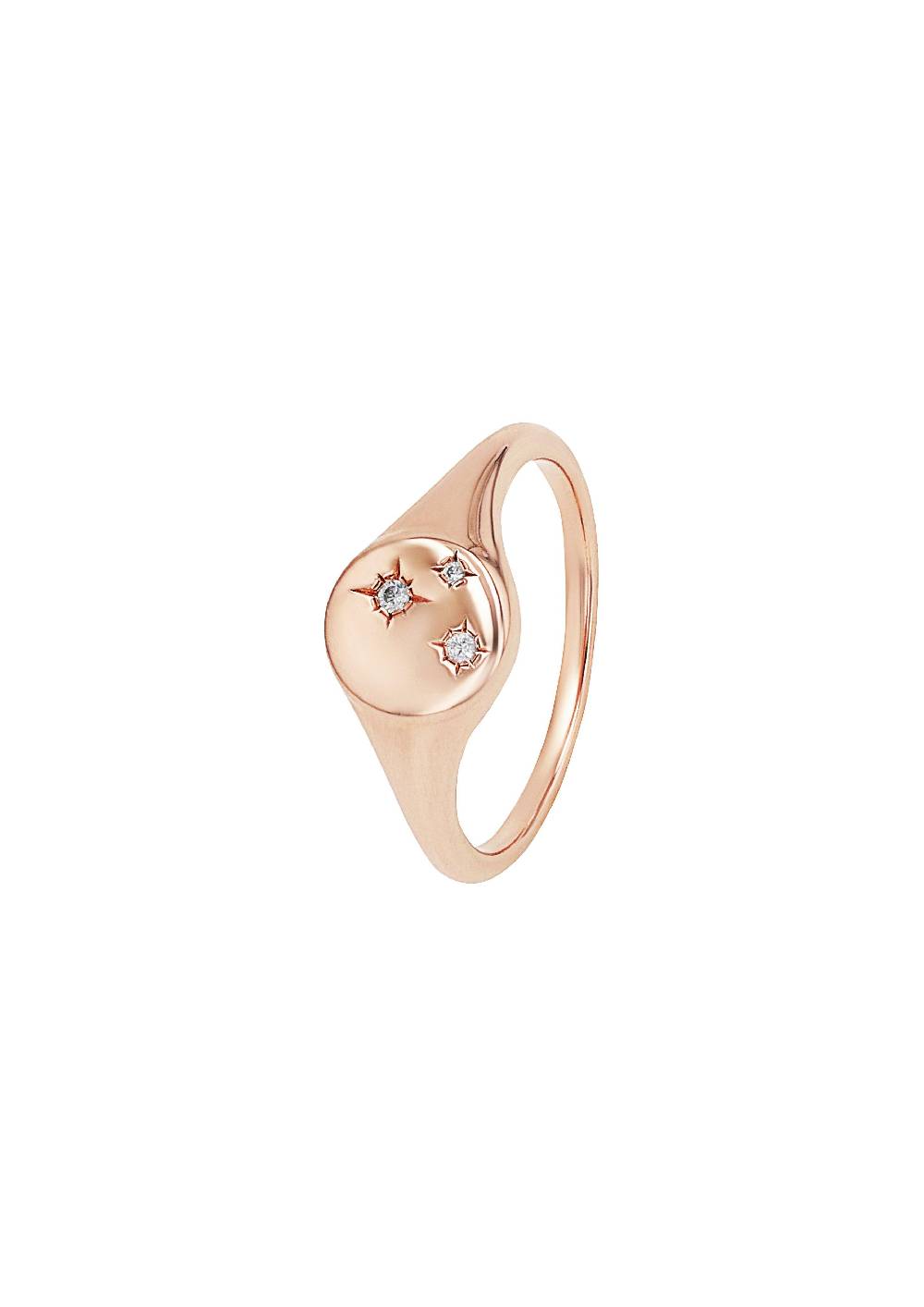 s.Oliver rosévergoldeter Silber-Ring mit Zirkonia-Steinen Black Friday Preise