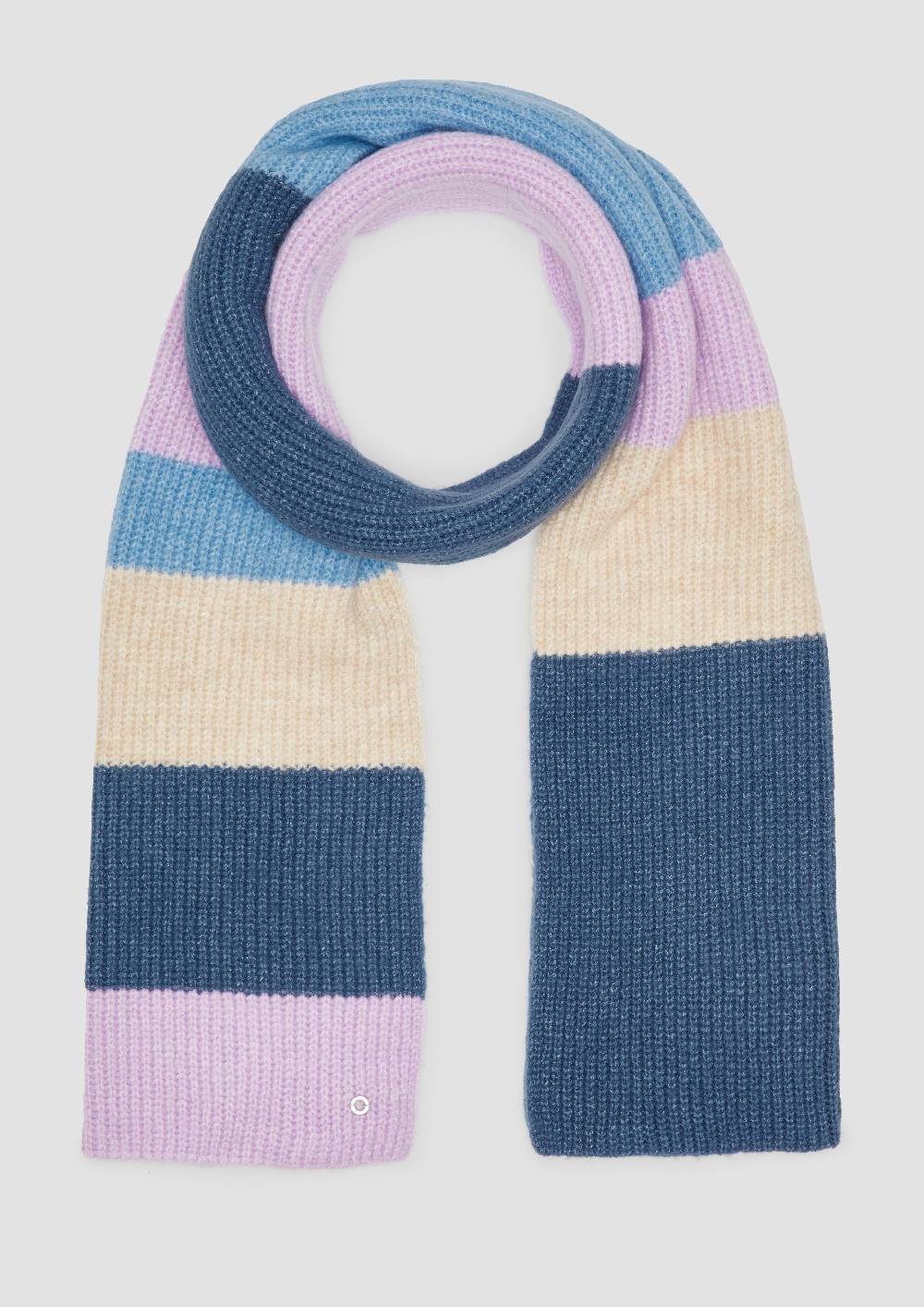 s.Oliver Gestreifter Strickschal Fabrik Onlineshop