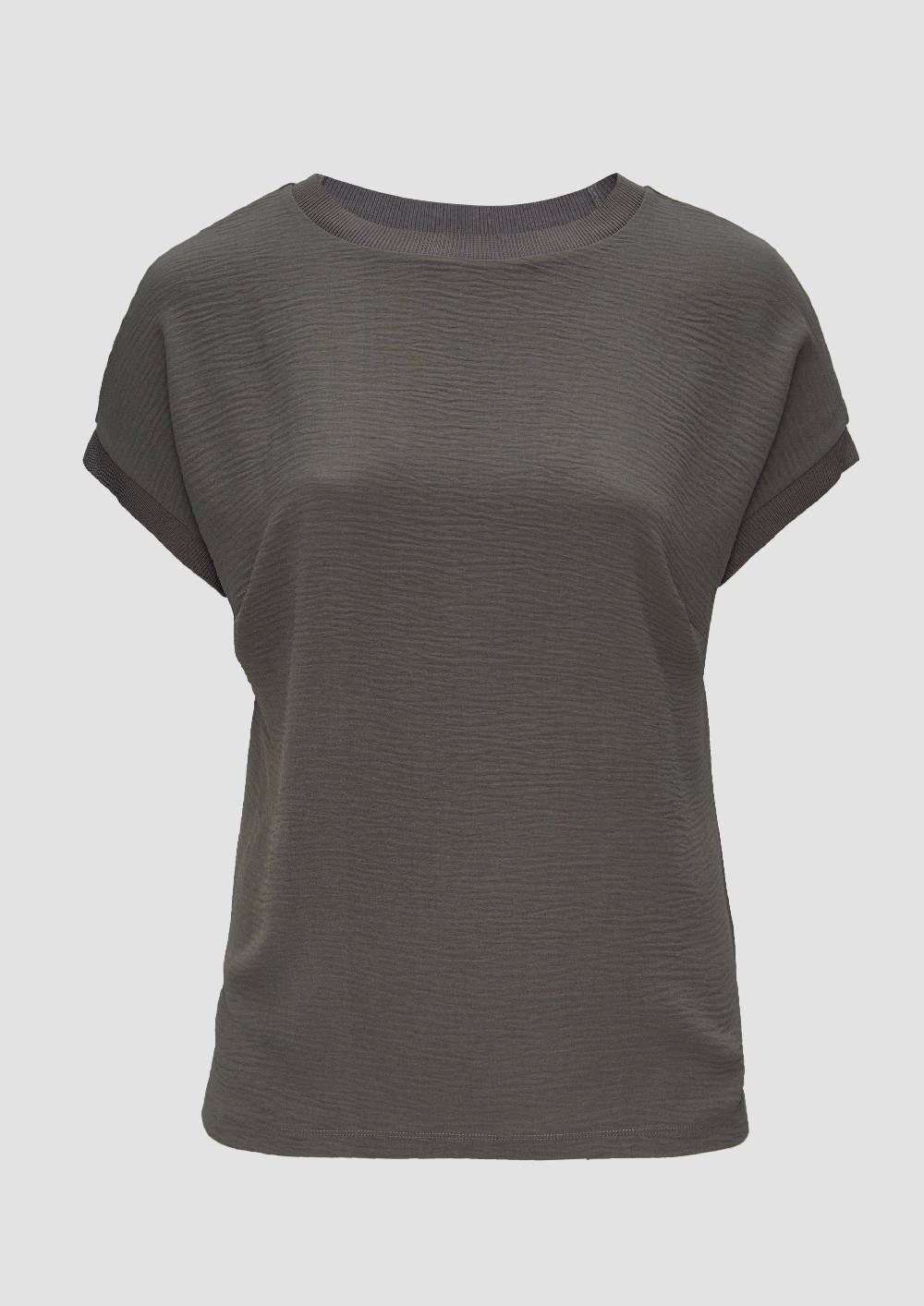 s.Oliver Materialmix-T-Shirt im Loose Fit Großer Ausverkauf