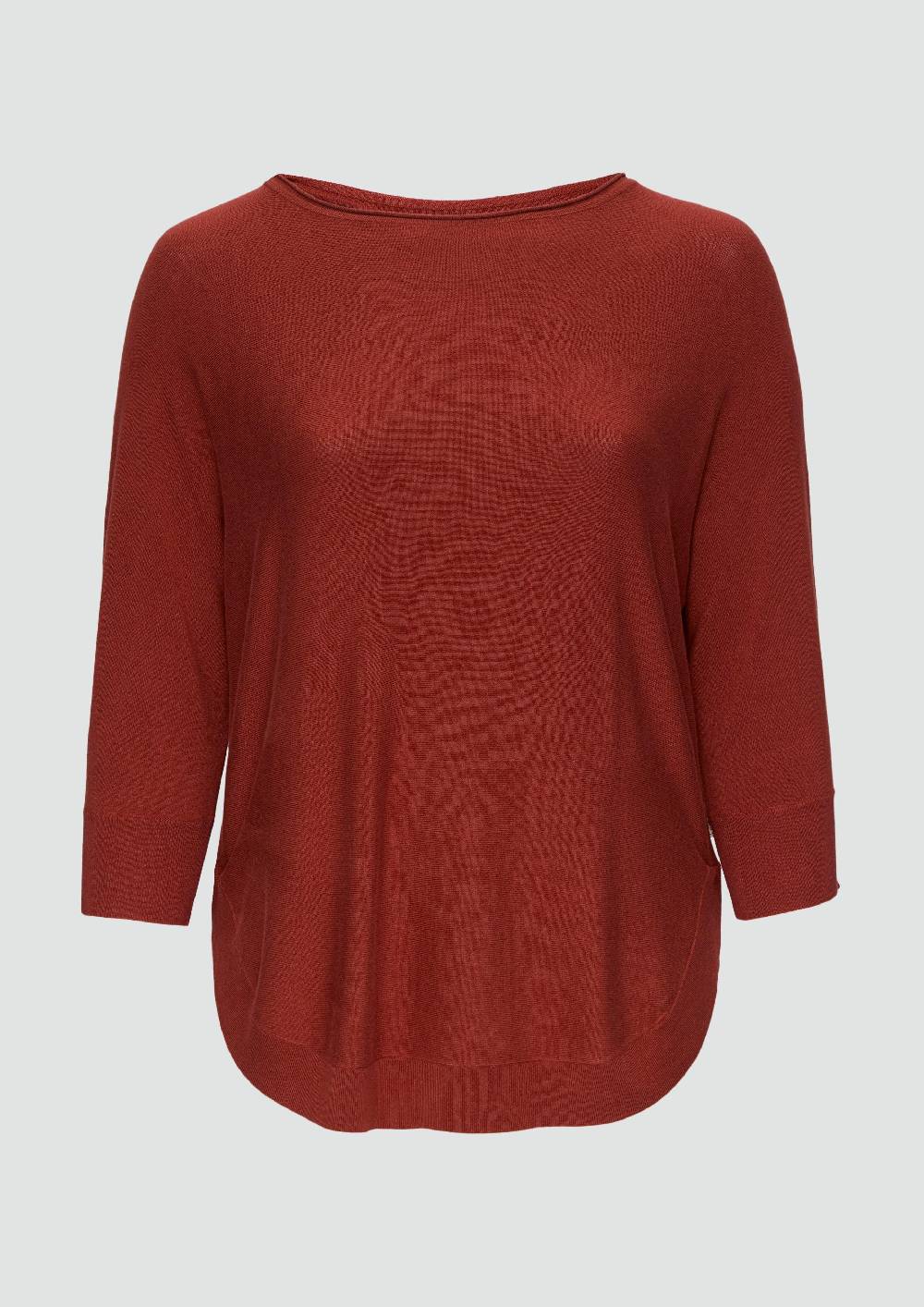 s.Oliver Viskosemix-Pullover mit Fledermausärmeln Top Angebot