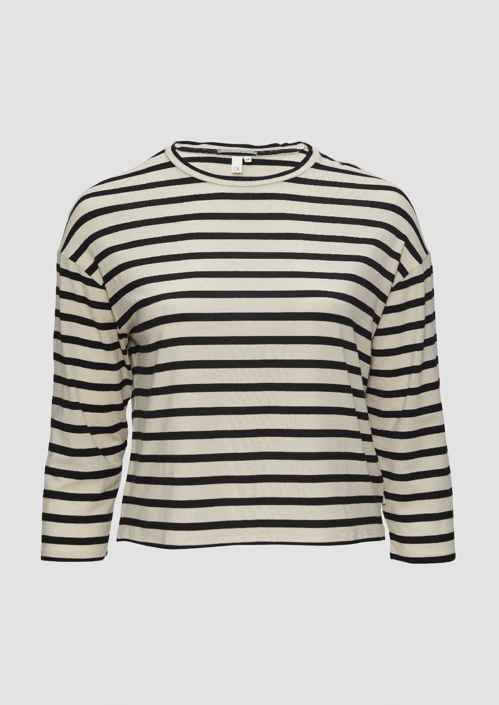 s.Oliver Cropped Langarmshirt aus Lyocellmix Tägliche Deals