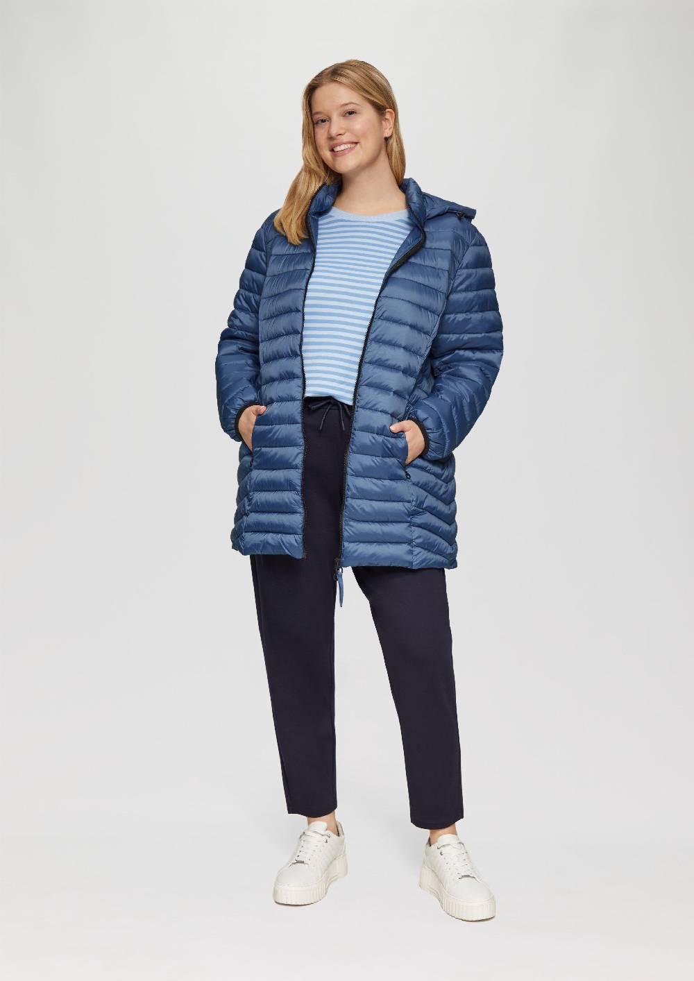 s.Oliver Steppjacke mit Logo-Kapuze VIP-Rabatte