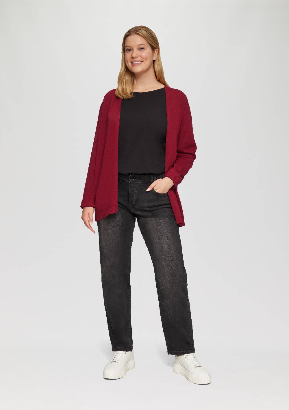 s.Oliver Cardigan aus Viskose-Baumwollmix Wochenangebot
