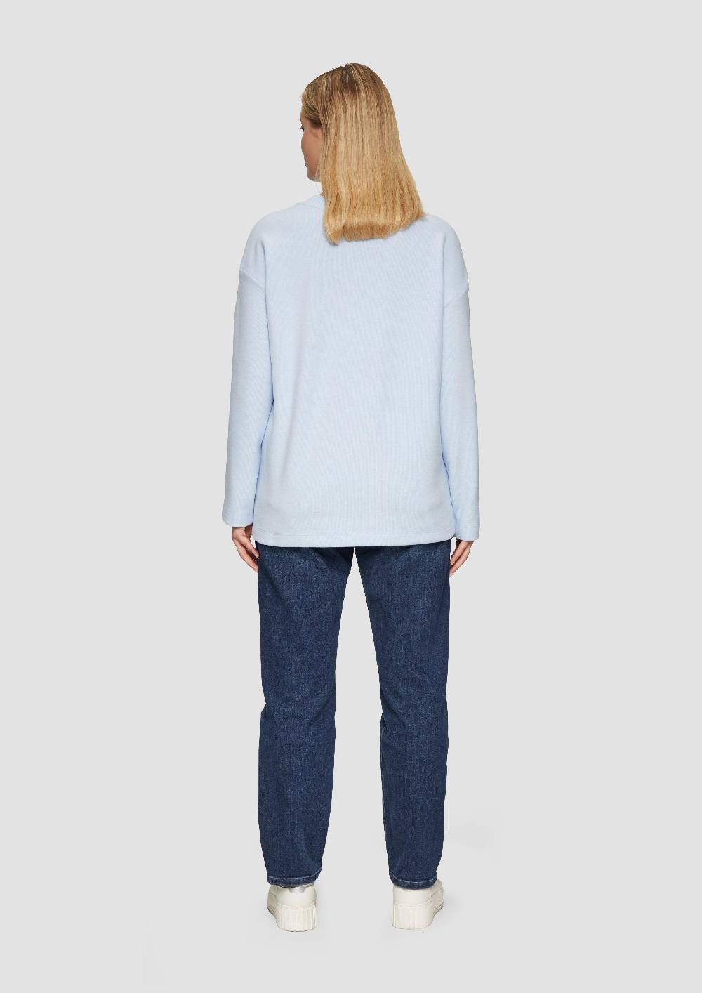 s.Oliver Weiches Sweatshirt mit überschnittenen Schultern Letzter Tag