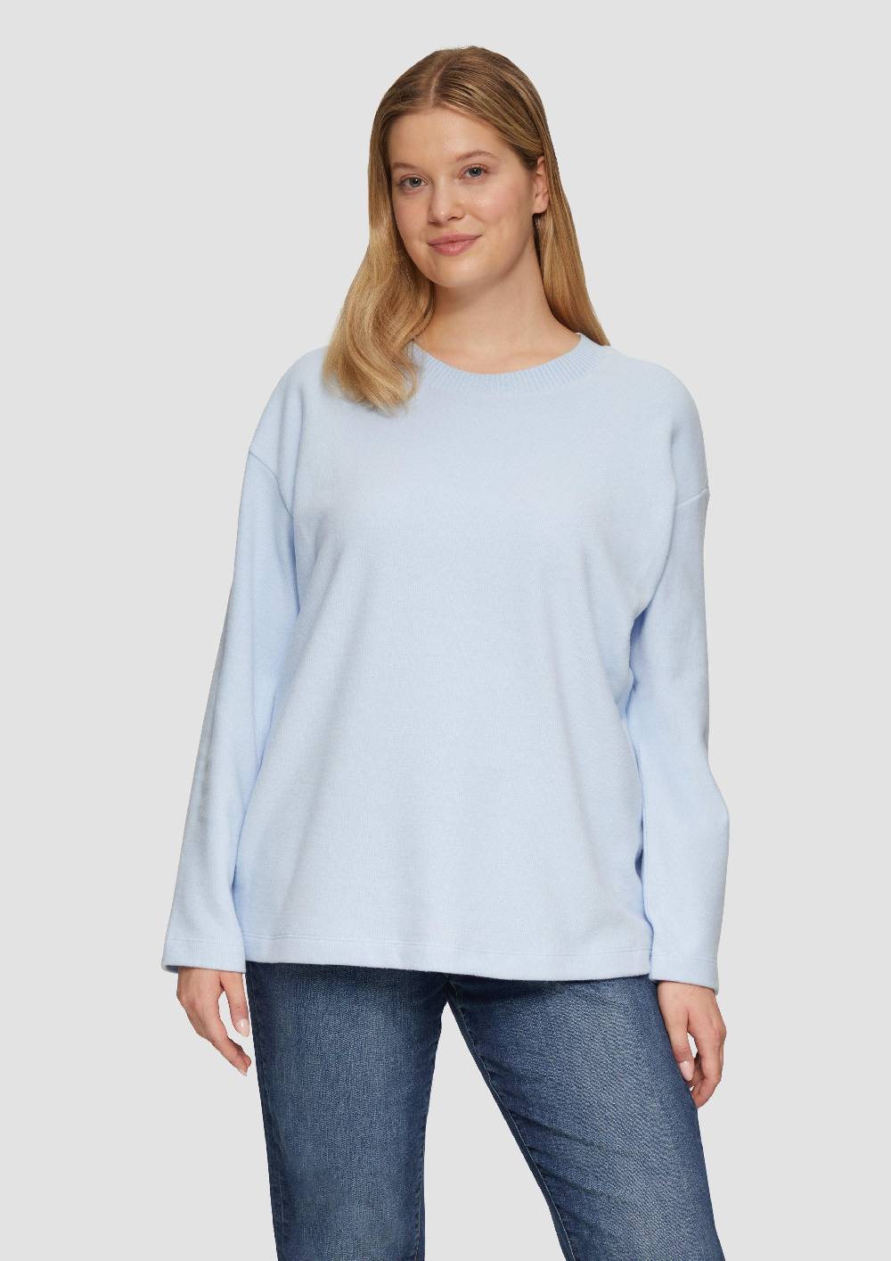 s.Oliver Weiches Sweatshirt mit überschnittenen Schultern Letzter Tag