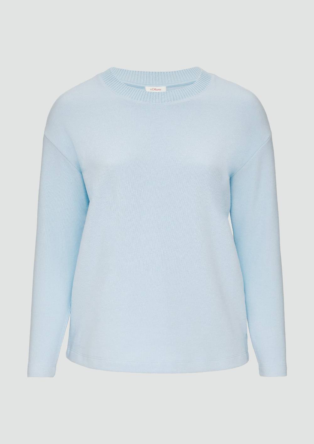 s.Oliver Weiches Sweatshirt mit überschnittenen Schultern Letzter Tag