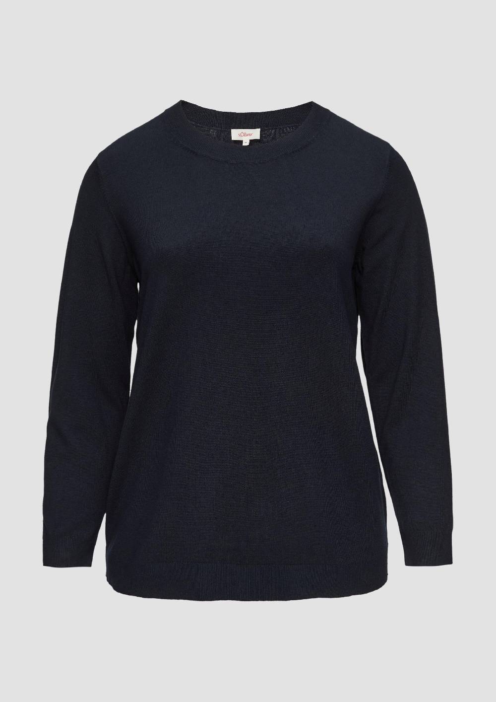 s.Oliver Strickpullover mit Rundhalsausschnitt Nur noch ein Tag übrig